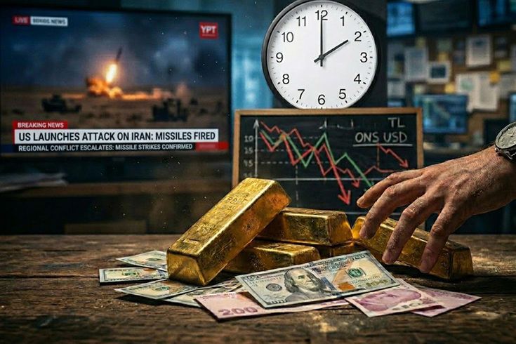 США нанесли удар по Ирану, золото упало ниже отметки в 6 тысяч TL