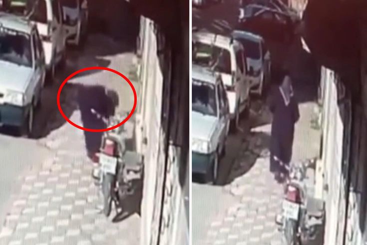 Önce takip etti, ardından yere düşen parayı alıp kayıplara karıştı: O anlar kamerada