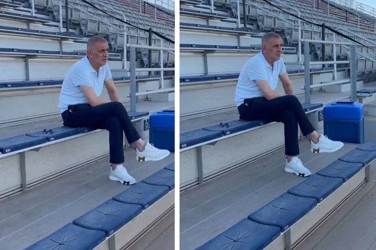 TFF Başkanı'nın saha kenarındaki görüntüsü olay oldu