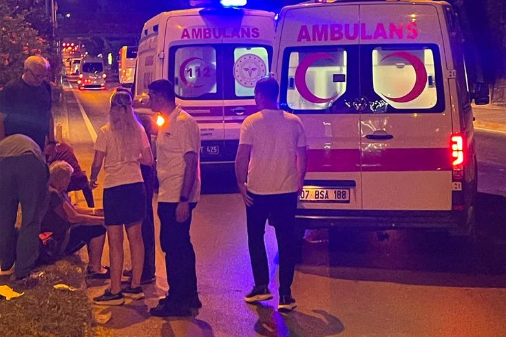 Alanya'da otomobilin çarptığı Çek turist hayatını kaybetti