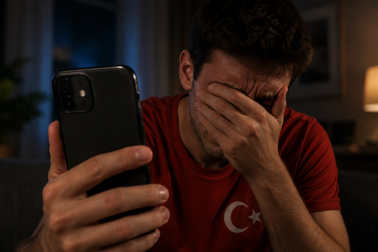 Milli maçta servet kaybetti! Yaptığı paylaşım elden ele dolaşıyor