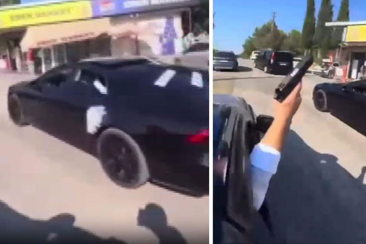 Düğün konvoyunda tabancayla havaya ateş açtı