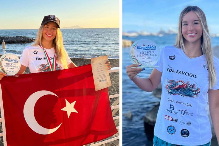 İzmirli yüzücü Eda Savcıgil'den tarihi başarı