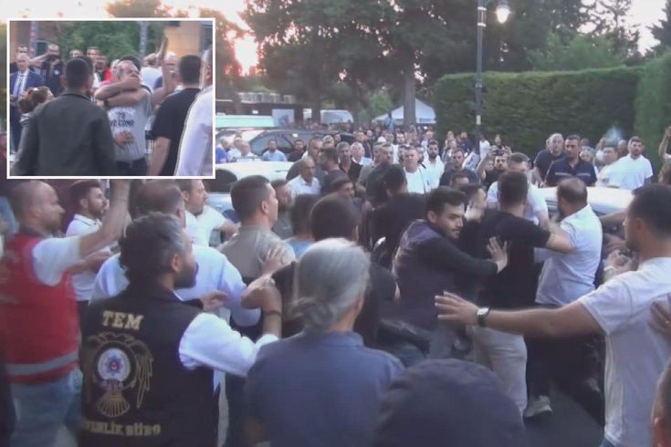 Silivri Adliyesi'nin bahçesi bir anda savaş alanına döndü