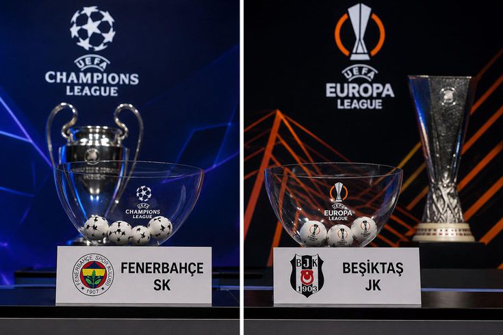 İlk maçlar İstanbul'da! Fenerbahçe ve Beşiktaş'ın Avrupa'daki rakipleri belli oldu