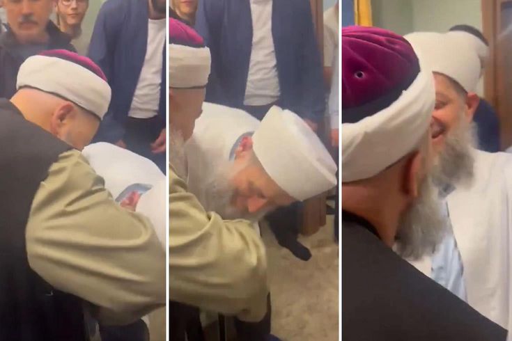 Tahliye olan Yusuf Ziya Gümüşel, Cübbeli Ahmet'in elini öptü