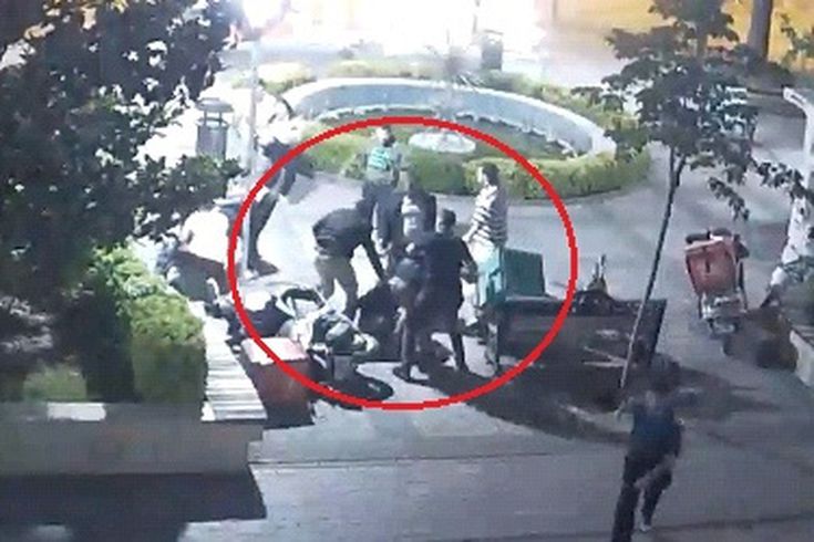Bursa'da işverenler ile motokuryelerin kavgası kamerada: 10 gözaltı