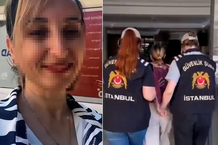 Kapalılar imha edilsin diyen kadına ters kelepçe