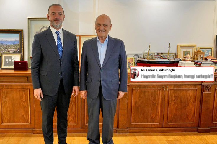 Alper Yeğin'in Erdoğan Bayraktar'ı ziyareti büyük tartışma yarattı
