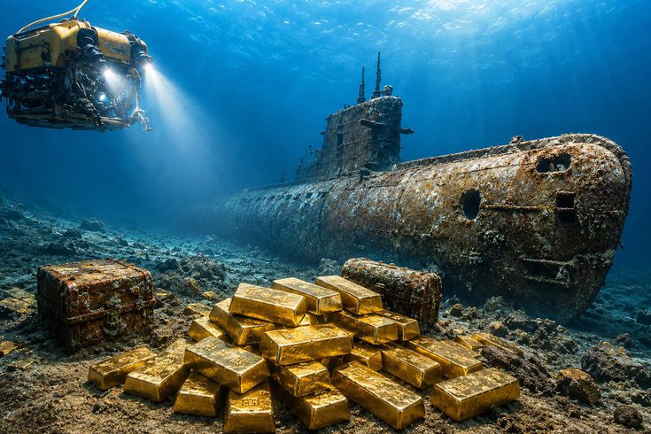 2,2 ton altın 82 yıldır Atlas Okyanusu'nun dibinde bekliyor