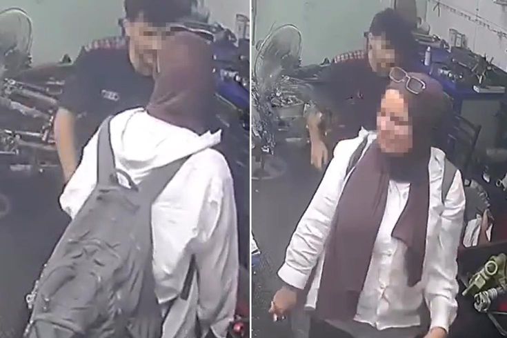 Atölyedeki genci zorla öpmeye çalıştı, beklemediği tepkiyle karşılaştı