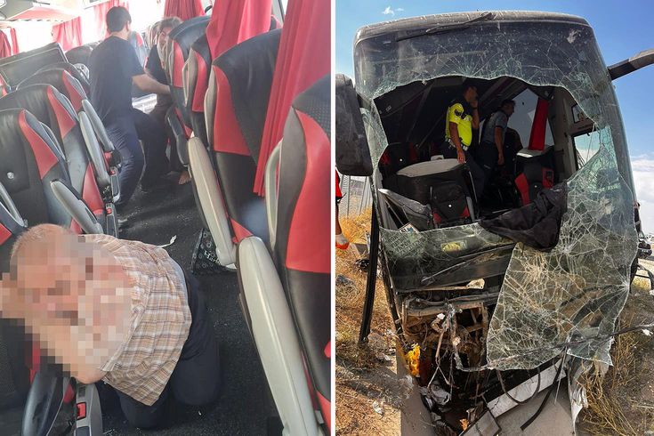 Ankara-Niğde otoyolunda otobüs devrildi: 40 yaralı