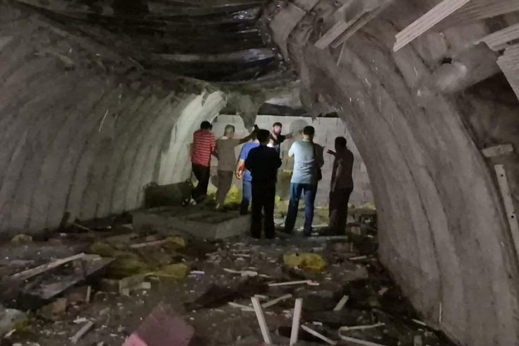 Yıkılan işhanının altından 2'nci Dünya Savaşı'ndan kalma sığınak çıktı