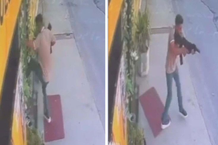 Sevgilisinin çalıştığı eğlence mekanı önünde pompalı tüfekle ateş rastgele ateş açtı