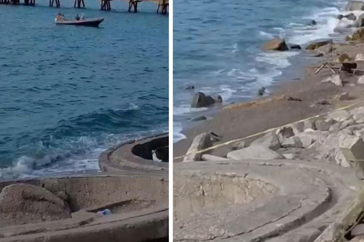 Zonguldak'ta kıyıya askeri amaçlı olduğu değerlendirilen İHA vurdu