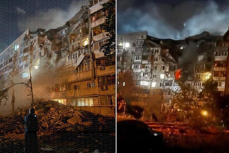 Gece yarısı Kiev'e füze yağdı! 3 kişi öldü, 7 kişi yaralandı