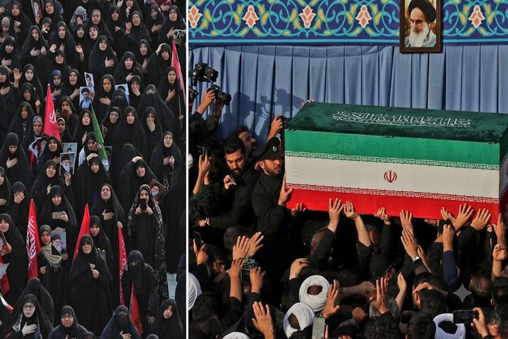 İran eski dini lideri Hamaney'in cenazesi Necef'te resmi törenle karşılandı