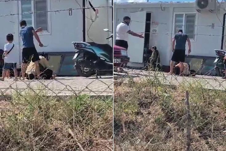 Kan donduran görüntü! Her şey çocuklarının gözleri önünde yaşandı