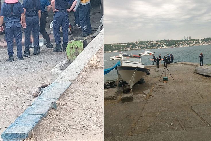 Midye toplamak için denize giren bir grup vatandaş cesetle karşılaştı