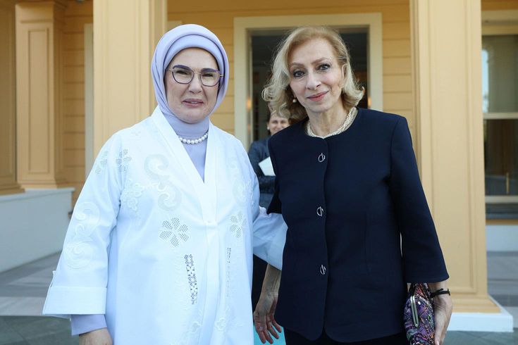 Emine Erdoğan, Lübnan Başbakanı'nın eşini İstanbul'da ağırladı