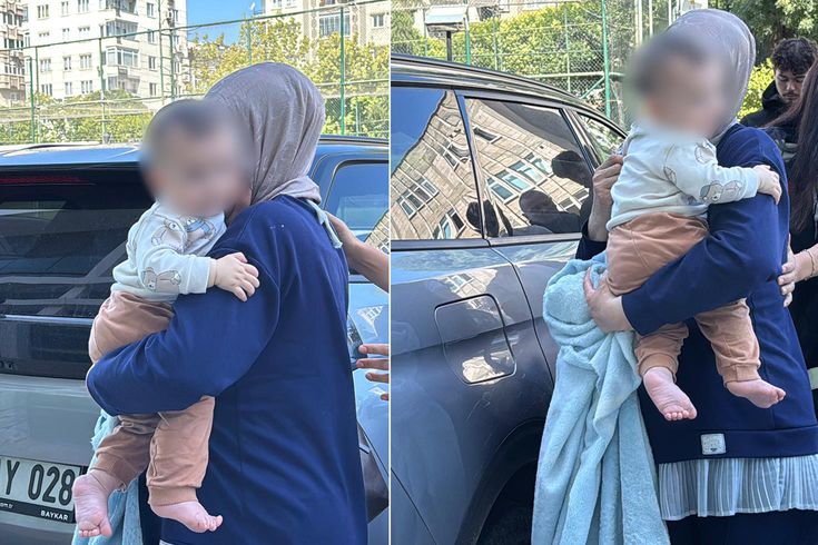 Kucağındaki 7 aylık bebeği bile kullandı! Çantasından çıkan şoke etti