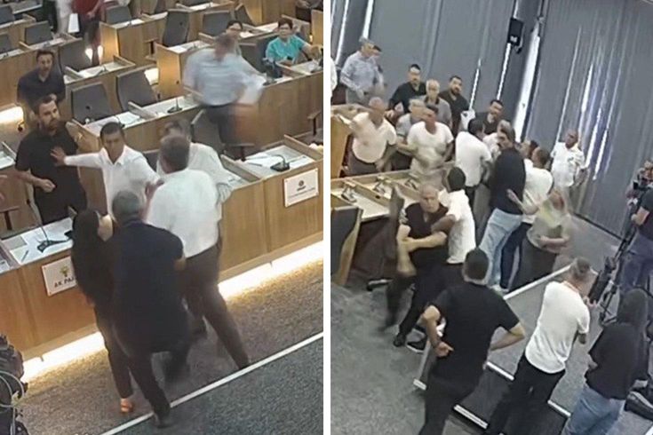 CHP'li belediye başkanı AK Partili meclis üyesinin üzerine yürüdü