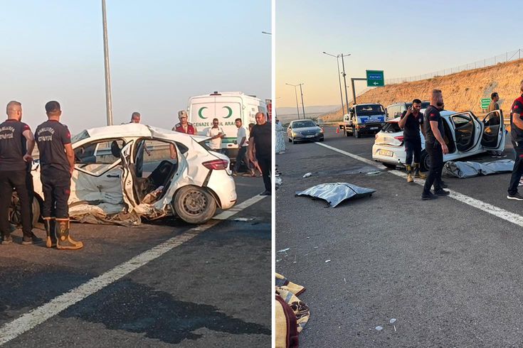 Şanlıurfa'da hafif ticari araç ile otomobil çarpıştı: 2 ölü, 9 yaralı