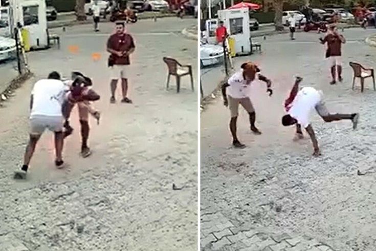 They stabbed each other during an argument on the street.