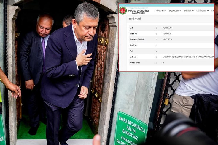 الحزب الجديد برئاسة أوزغور أوزل تم تسجيله في الموقع الرسمي لمحكمة النقض