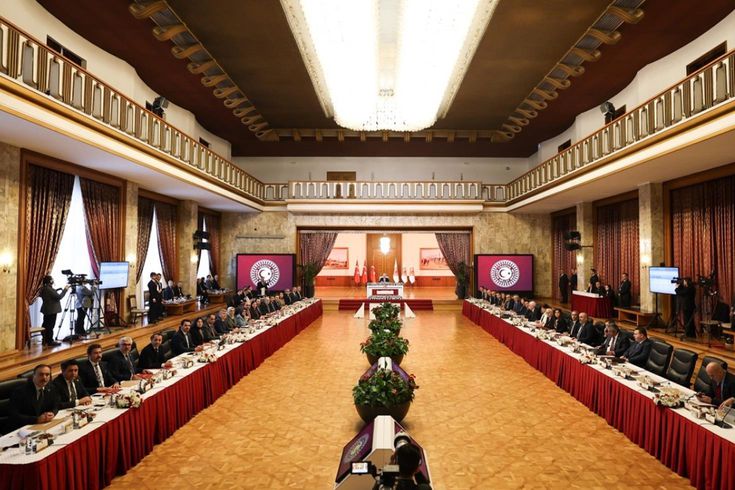 DEM Parti İmralı Heyeti ile AK Parti Grubu arasında çerçeve yasa mesaisi