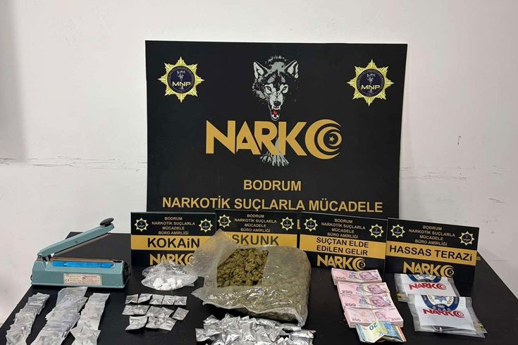 Bodrum’da uyuşturucu operasyonu: 3 şüpheli gözaltına alındı