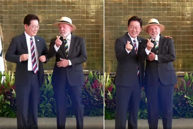 Diplomaside alışılmadık an! İki lider kameralara böyle poz verdi