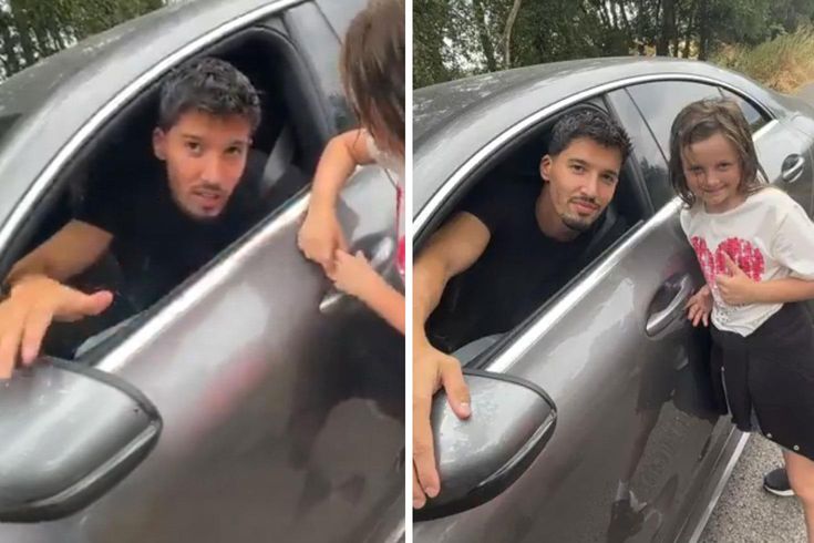 Altay Bayındır, önünü kesen minik taraftarla geleceğine dair konuştu