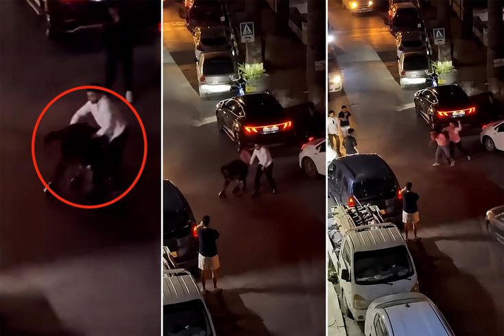 Ambulansa yol vermek isteyen tır şoförüne dehşeti yaşattılar