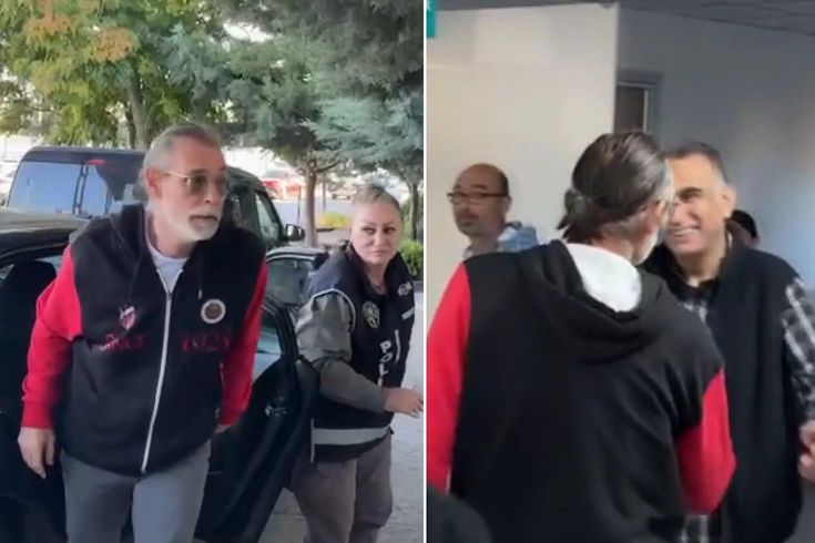 Gözaltına alınan Erdal Beşikçioğlu'ndan ilk görüntü! Kıyafeti dikkat çekti