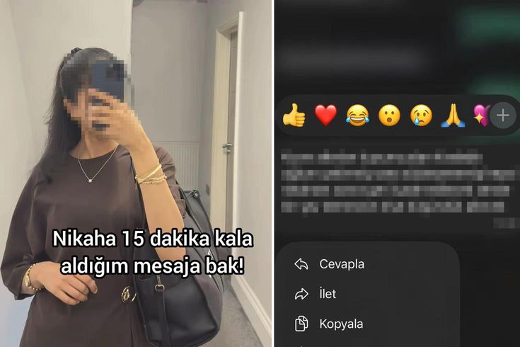 Nikahına 15 dakika kala kayınpederinden gelen mesajla şoke oldu
