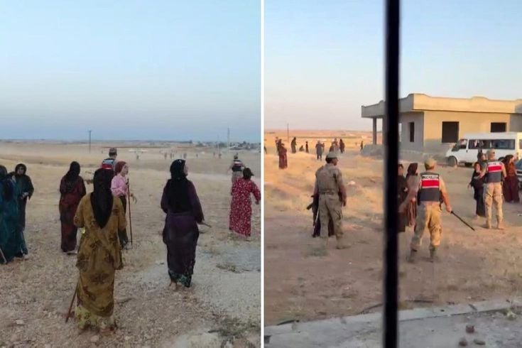 Meydan savaşı gibi kavga: Sopaları kılıç, taşları ok gibi kullandılar