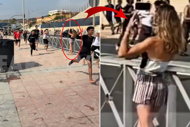 Genç kadın, kaçak göçmenleri İspanya'ya girmeye böyle teşvik etti