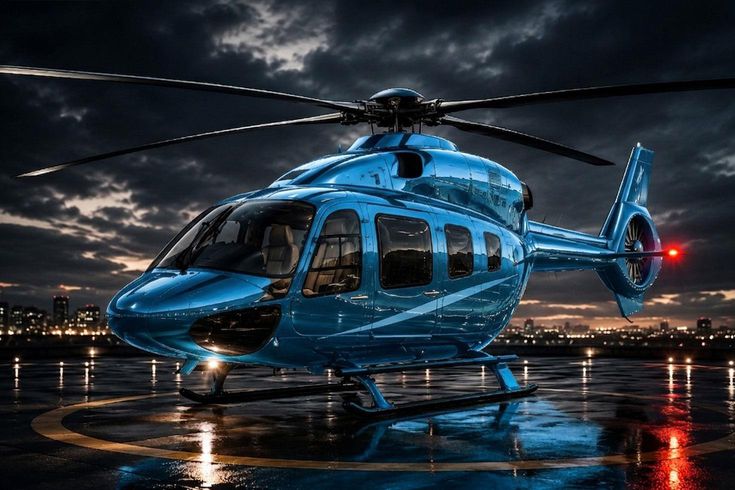 Evi ve işi arasında 150 km var! Çareyi işe her gün helikopterle gitmekte buldu