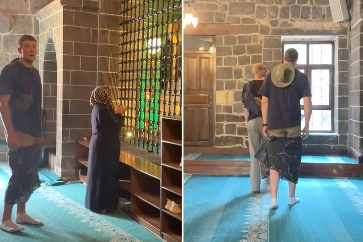 Görüntü Diyarbakır'daki bir camiden! İzleyenler yorum yapmadan edemiyor