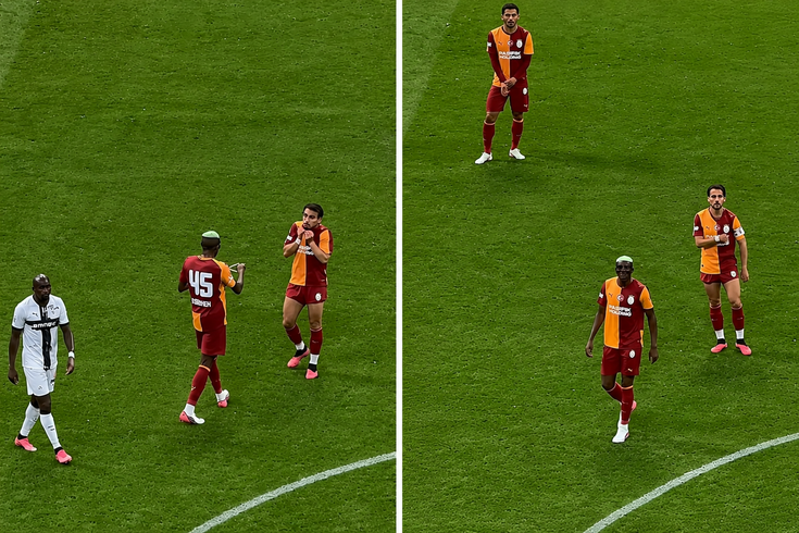 Galatasaray'da neler oluyor? Osimhen'den Yunus'un ağzını açıkta bırakan hareket