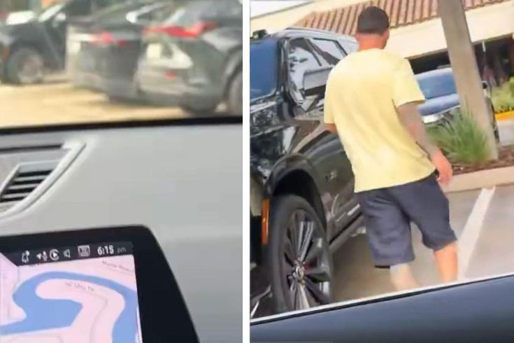 عندما كان يقود سيارته، صُدم برؤية الشخص القادم من الجهة المقابلة