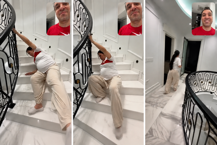 المؤثرة الحامل في شهرها التاسع أوزلم أوز تثير الجدل بمنشور: نزلت السلالم زحفًا وبطنها في أنفها