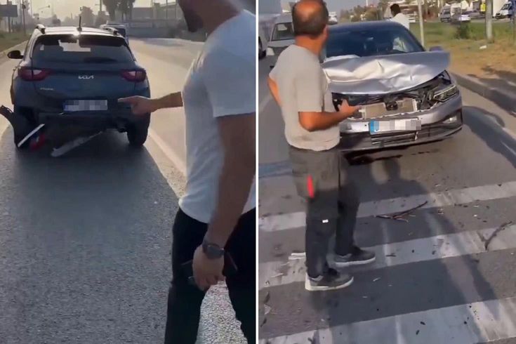 900 bin liralık araba, 2.7 milyon liralık aracı pert etti