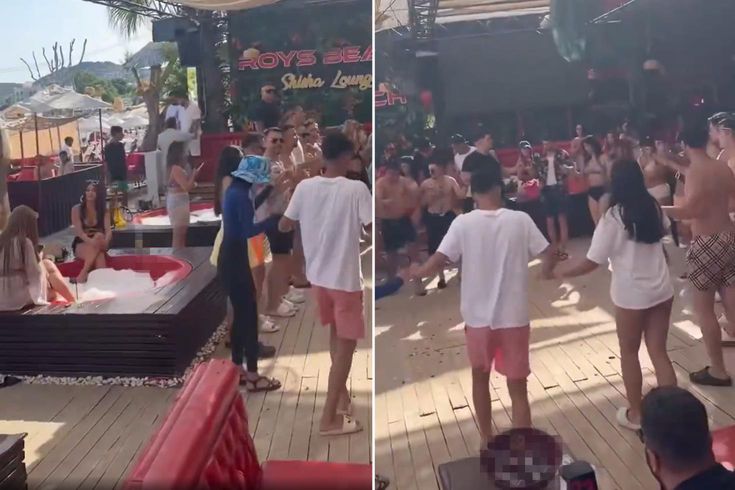 Görüntüler Bodrum'dan! Özel plajda olanları gören herkes aynı yorumu yapıyor