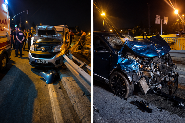 Ümraniye'de feci kaza: 6 yaralı, 4'ü ağır