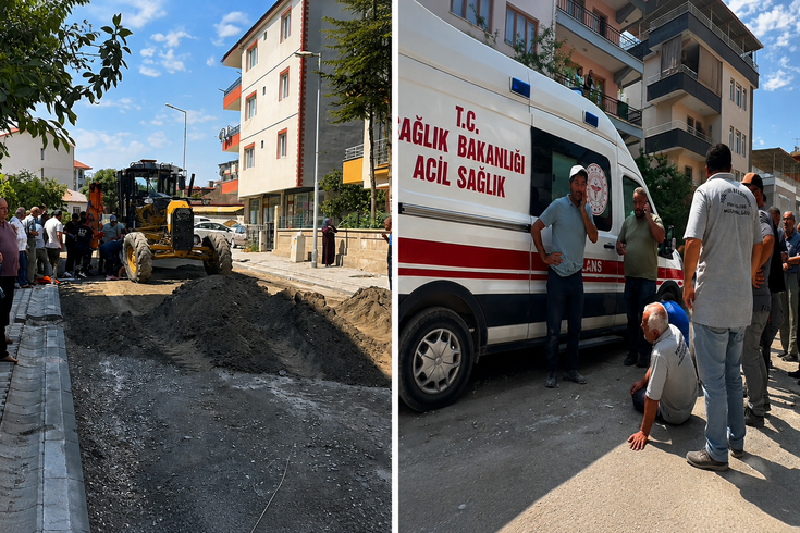 Malatya'da belediye işçisi, iş makinesinin altında kalarak hayatını kaybetti