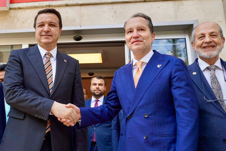 Muhalefette yeni ittifak trafiği: Fatih Erbakan, Mahmut Arıkan'ı ziyaret etti