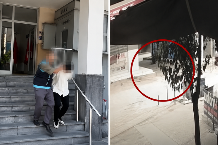 Kayseri’de biber gazlı ve bıçaklı cinayetin güvenlik kamerası görüntüsü ortaya çıktı