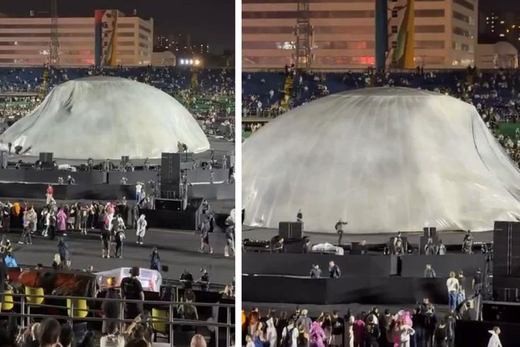 Kanye West's world went out in Kazakhstan